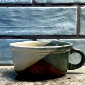 Vintage Pottery Craft USA #458 soup mug/chowder/chili bowl w/ handle